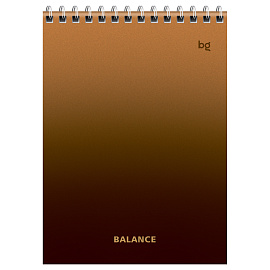 Блокнот А5 40л. на гребне BG "Моноколор. Баланс