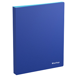 Папка с 60 вкладышами Berlingo "Soft Touch Pro", 30мм, 700мкм, с внутр. карманом, софт-тач, ассорти