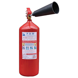 Огнетушитель углекислотный РИФ ОУ -3 (ВСЕ, 34В СЕ, ЗПУ-латунь)