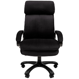 Кресло для руководителя Chairman 505 Home чёрное (ткань, пластик)