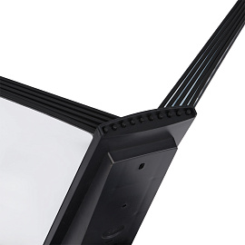 Демосистема настольная OfficeSpace с 10 черными панелями, вращающаяся фото Демосистема настольная OfficeSpace с 10 черными панелями, вращающаяся