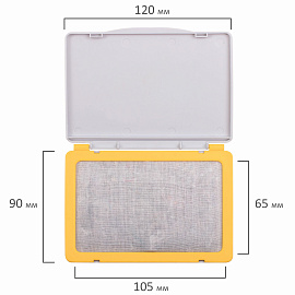 Штемпельная подушка BRAUBERG, 120х90 мм (рабочая поверхность 105х65 мм), неокрашенная, 236870 фото Штемпельная подушка BRAUBERG, 120х90 мм (рабочая поверхность 105х65 мм), неокрашенная, 236870
