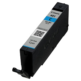 Картридж струйный Canon CLI-481C 2098C001 голубой оригинальный