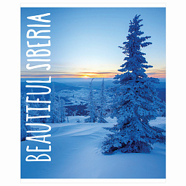 Тетрадь А5, 48 л., BRAUBERG, скоба, клетка, обложка картон, ПРИРОДА, 403031