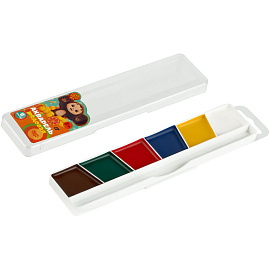 Краски акварельные Мульти-Пульти Чебурашка медовые 6 цветов фото Краски акварельные Мульти-Пульти Чебурашка медовые 6 цветов