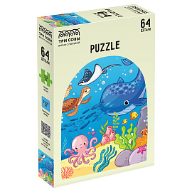 Пазл 64 эл. ТРИ СОВЫ "Океан