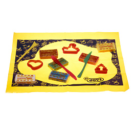 Пластилин на растительной основе Jovi 6 цветов 300 г с формочками фото Пластилин на растительной основе Jovi 6 цветов 300 г с формочками