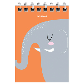 Блокнот А7 40л. на гребне BG "Моноколор. New style