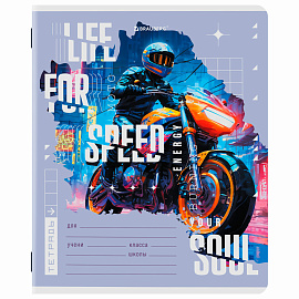 Тетрадь 12 л. BRAUBERG клетка, обложка картон, МИКС-3, 107270