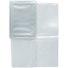 Вкладыш для автодокументов OfficeSpace ПВХ, прозрачный, с доверенностью