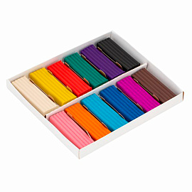 Пластилин классический "Я - Художник!", 12 цветов, 240 грамм, со стеком, Невская Палитра, 221411506 фото Пластилин классический "Я - Художник!", 12 цветов, 240 грамм, со стеком, Невская Палитра, 221411506