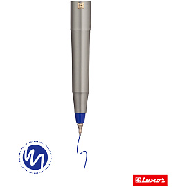 Ручка капиллярная Luxor "Micropoint" синяя, 0,5мм, одноразовая