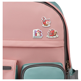 Набор акриловых значков MESHU "Hellcat", прямая УФ-печать, 3шт. фото Набор акриловых значков MESHU "Hellcat", прямая УФ-печать, 3шт.