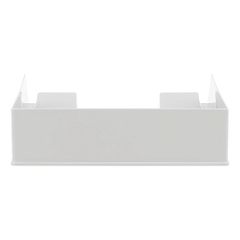 Лоток горизонтальный для бумаг Стамм Фаворит пластиковый белый фото Лоток горизонтальный для бумаг Стамм Фаворит пластиковый белый