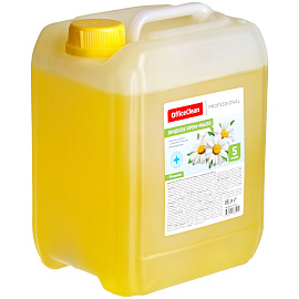 Мыло-крем жидкое OfficeClean Professional "Антибактериальное", с ромашкой, канистра, 5л