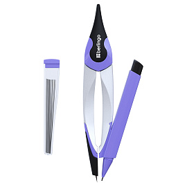 Готовальня Berlingo "Optimum +", 2 предмета, циркуль 135мм, пластиковый футляр фото Готовальня Berlingo "Optimum +", 2 предмета, циркуль 135мм, пластиковый футляр