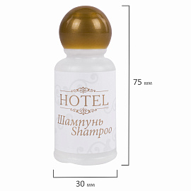 Шампунь одноразовый 30 мл, КОМПЛЕКТ 200 шт., HOTEL, флакон, 00-00062746