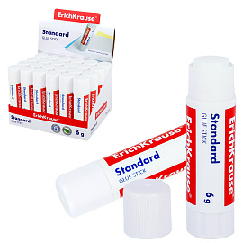 Клей-карандаш ERICH KRAUSE "EasyStick", 6 г, 48029