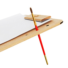 Планшет ГАММА "Московская палитра", МБФ, А4 (33х36 см), магнитный зажим, ручка, ремень, 261018_06 фото Планшет ГАММА "Московская палитра", МБФ, А4 (33х36 см), магнитный зажим, ручка, ремень, 261018_06