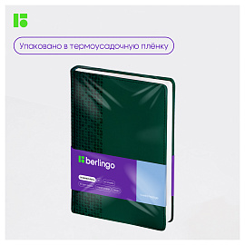 Ежедневник недатированный, А5, 160л., кожзам, Berlingo "Vivella Prestige", зеленый фото Ежедневник недатированный, А5, 160л., кожзам, Berlingo "Vivella Prestige", зеленый