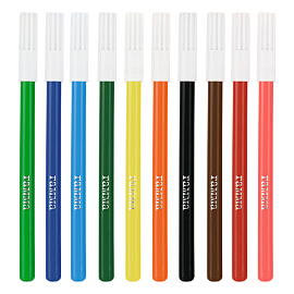 Фломастеры Гамма "Мультики", 10цв., смываемые, картон. упак., европодвес фото Фломастеры Гамма "Мультики", 10цв., смываемые, картон. упак., европодвес