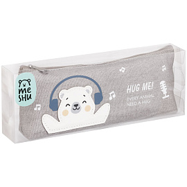 Пенал мягкий 210*82*40 MESHU "Happy bear", канвас фото Пенал мягкий 210*82*40 MESHU "Happy bear", канвас
