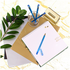 Ручка шариковая MunHwa "MC Gold" синяя, 1,0мм, грип, штрих-код фото Ручка шариковая MunHwa "MC Gold" синяя, 1,0мм, грип, штрих-код