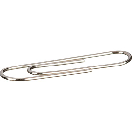 Скрепки канцелярские 28 мм Attache Economy металлические никелированные (100 штук в упаковке)