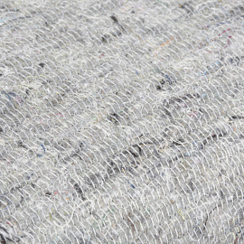 Тряпка для пола 80x100 см ХПП 180 г/кв.м серая (5 штук в упаковке)