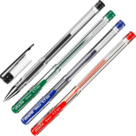 Набор гелевых ручек Attache Omega 4 цвета (толщина линии 0.5 мм) фото Набор гелевых ручек Attache Omega 4 цвета (толщина линии 0.5 мм)