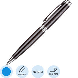 Ручка шариковая Attache Selection Desire цвет чернил синий, цвет корпуса черный