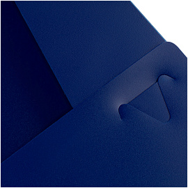 Папка-короб на резинке OfficeSpace А4, 30мм, 700мкм, синяя