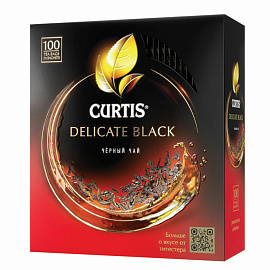 Чай пак. черный CURTIS Delicate Black 100 пакетиков, мелколист., 1423036