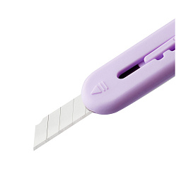 Нож канцелярский 9мм MESHU "Paw", блистер, европодвес, ассорти