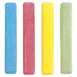 Мел цветной квадратный 4 штуки, ПИФАГОР, картонная упаковка, европодвес, 221977 фото Мел цветной квадратный 4 штуки, ПИФАГОР, картонная упаковка, европодвес, 221977