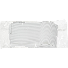 Вилка одноразовая Комус Эконом белая 165 мм (100 штук в упаковке)