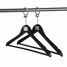 Вешалка-плечики Attache CU3014-AB антивандальная черная 445 мм