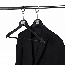 Вешалка-плечики Attache CU3014-AB антивандальная черная 445 мм