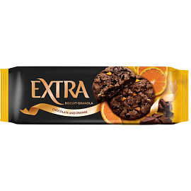 Печенье сдобное Extra Гранола с шоколадом и апельсином 150 г