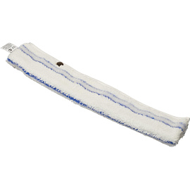 Насадка шубка для мытья окон из микрофибры с абразивом 35 см