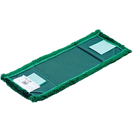 Насадка МОП для швабры-флаундера (плоской) A-VM микрофибра 40x13 см зелёная