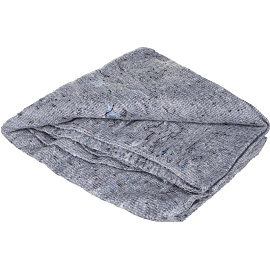 Тряпка для пола 80x100 см ХПП 180 г/кв.м серая (55% хлопок, 40% полиэстер, 5% полиамид)