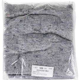 Тряпка для пола 80x100 см ХПП 180 г/кв.м серая (55% хлопок, 40% полиэстер, 5% полиамид)