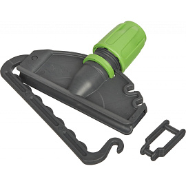 Держатель МОПа A-VM 15x13 см пластик серый/зелёный