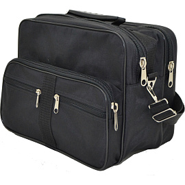 Cумка для документов Binom чёрная из полиэстера (427) фото Cумка для документов Binom чёрная из полиэстера (427)