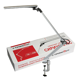 Светильник настольный Трансвит Сириус С16 серебро