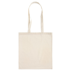 Сумка для покупок хлопок бежевая (37x1x41 см)