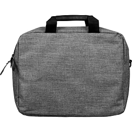 Конференц-сумка Burst из полиэстера серая (38x28x8 см)