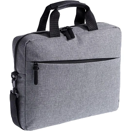Конференц-сумка Burst из полиэстера серая (38x28x8 см)