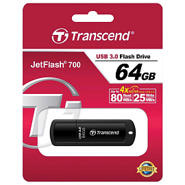 Флешка USB 3.0 64 ГБ Transcend JetFlash 700 (TS64GJF700)